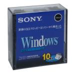 SONY 2HD フロッピーディスク DOS/V用 Windowsフォーマット 3.5インチ ブラック