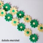  узор гонки цветок Margaret 90cm( зеленый × желтый )ab-216b