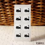  Mini наклейка чёрный кошка 8 деталь круглый стикер кошка craft блокнот . наклейка 