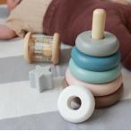  деревянная игрушка старт  King do- орехи Adnil LAND Ad niru Land снимать накладывающийся .STACKING DONUTS... из дерева игрушка развивающая игрушка 1 лет 