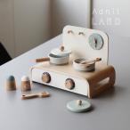 Adnil LAND おままごとキッチン 木のおもちゃ 木製 くるくるクッカー コンパクトにお片付け アドニルランド