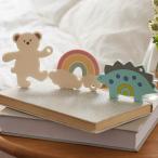 DADWAY младенец зуб . поэтому силикон стильный потускнение цвет Rainbow little Bear Dinosaur радуга динозавр 