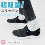スリッポン スニーカー レディース 超軽量 立ったまま履ける靴 レディース 通気 高齢者 通勤 通学 春 秋 23.0cm-25.0cm 3E