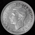  Англия George 6.1945 год 6 пенсов серебряная монета 