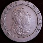  Англия George 3.1797 год 2 пенсов большой медная монета 