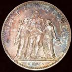 ショッピングフランス フランス　1875年　5フラン銀貨