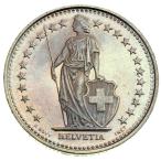  Швейцария 1991 год 1/2 franc белый медная монета Helvetia 1991 Swiss 22 star 1/2 franc