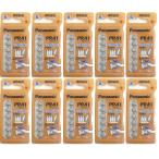  Panasonic производства слуховой аппарат батарейка PR41 312 10 шт. комплект 60 шарик 