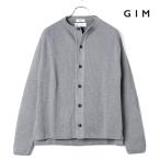 GIM/ジムアメリカンシーアイランドコットン14Gリブ編みクルーネックニッ...