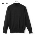 ショッピングシルク GIM / ジム カシミヤシルク12Gモックネックニット （ブラック）