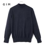ショッピングカシミア GIM / ジム カシミヤシルク12Gモックネックニット （ネイビー）