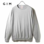 GIM / ジム シーアイランドコットン18G長袖クルーネックニット （グレー）