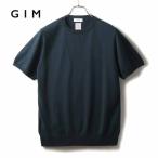 GIM / ジム シーアイランドコットン18G半袖クルーネックニット (ネイビー)