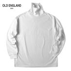 OLD ENGLAND / オールドイングランド コットン天竺ロングスリーブタートルネックカットソー （ホワイト）