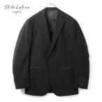 Stile Latino / スティレラティーノ ウールポリアミドストレッチトロピカル2Bジャケット(ALDO) (ブラック)