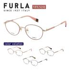 ショッピングフルラ 【送料無料】 フルラ メガネフレーム VFU525J おしゃれ かわいい N ゴールド ホワイトゴールド グレー レディース フルリム