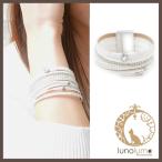 Yahoo! Yahoo!ショッピング(ヤフー ショッピング)メール便送料無料 オーロラホワイトの幅広レザーブレスレット N