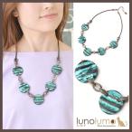 Yahoo! Yahoo!ショッピング(ヤフー ショッピング)メール便送料無料 天然素材 メタリックカラーペイントのウッドネックレス N