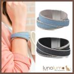 Yahoo! Yahoo!ショッピング(ヤフー ショッピング)メール便送料無料 ブレスレット レディース デニム ジーンズ ラインストーン クロス 青 黒 N