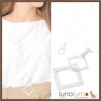 Yahoo! Yahoo!ショッピング(ヤフー ショッピング)メール便送料無料 ネックレス キュービックジルコニア ビジュー ひし形 コンビ エレガント 高級感 パーティー N