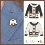 Yahoo! Yahoo!ショッピング(ヤフー ショッピング)メール便送料無料 タックピン ラペルピン ピンバッチ ピンブローチ 服 ジャケット モチーフ 白 黒 レディース B