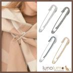 Yahoo! Yahoo!ショッピング(ヤフー ショッピング)メール便送料無料 ブローチ キルトピン ブローチピン ストールピン ラインストーン シルバー ゴールド 青 黒 B