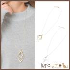 Yahoo! Yahoo!ショッピング(ヤフー ショッピング)メール便送料無料 再入荷 ネックレス ペンダント メタル ゴールド シルバー ひし形 ダイヤ カジュアル 高級感 N