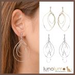 Yahoo! Yahoo!ショッピング(ヤフー ショッピング)メール便送料無料 イヤリング レディース ゴールド シルバー メタル 螺旋 ツイスト ウェーブ 大ぶり E