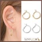 Yahoo! Yahoo!ショッピング(ヤフー ショッピング)メール便送料無料 SALE フープピアス メタル レディース ゴールド シルバー 艶消し ピアス シンプル 小さめ PI