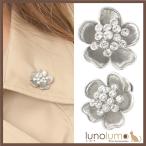 Yahoo! Yahoo!ショッピング(ヤフー ショッピング)メール便送料無料 ピンバッチ ラペルピン ピンブローチ タックピン 花 フラワー マット フォーマル B