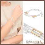 Yahoo! Yahoo!ショッピング(ヤフー ショッピング)メール便送料無料 ブレスレット レディース メタル 艶消し マット加工 ゴールド シルバー バイカラー カジュアル N