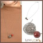 Yahoo! Yahoo!ショッピング(ヤフー ショッピング)メール便送料無料 ネックレス レディース 赤 レッド 血赤珊瑚風 珊瑚風 真紅 メッシュボール クリスタル メタル N