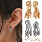 Yahoo! Yahoo!ショッピング(ヤフー ショッピング)メール便送料無料 イヤリング レディース メタル ゴールド シルバー 艶消し マット加工 小さめ シンプル E