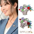 Yahoo! Yahoo!ショッピング(ヤフー ショッピング)メール便送料無料 ピンバッチ ラペルピン ピンブローチ フラワー 花 花かご カラフル マルチカラー キラキラ B
