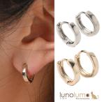 Yahoo! Yahoo!ショッピング(ヤフー ショッピング)メール便送料無料 ピアス レディース フープ キャッチ一体型 キャッチレス メタル シルバー ゴールド シンプル PI