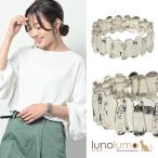 Yahoo! Yahoo!ショッピング(ヤフー ショッピング)メール便送料無料 ブレスレット レディース メタル シルバー 表面加工 コンビ ストレッチ ゴム カジュアル N