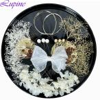 Lupine 髪飾り オーガンジー白リボン かすみ草 あじさい 19本セット hset51w