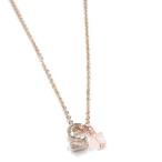  розовое золото initial подвеска S