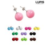 Yahoo! Yahoo!ショッピング(ヤフー ショッピング)ピアス シンプル ボール カラー ブラック ホワイト 小さめ おしゃれ ルピス lupis