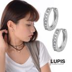 Yahoo! Yahoo!ショッピング(ヤフー ショッピング)ピアス シンプル ストーン フープ シルバー 20代 30代 40代 ルピス lupis