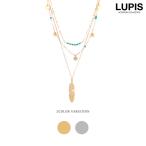 Yahoo! Yahoo!ショッピング(ヤフー ショッピング)ネックレス レディース 3連 ターコイズ フェザー ロング ルピス lupis