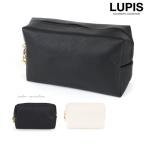Yahoo! Yahoo!ショッピング(ヤフー ショッピング)ポーチ 化粧ポーチ スクエアポーチ コスメポーチ ブラック ホワイト 大容量 しっかり収納 ルピス lupis