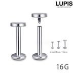  пирсинги la Brett stud 16G металл аллергия соответствует хирургический нержавеющая сталь Flat ... из нет Second серьги простой rupislupis