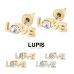 Yahoo! Yahoo!ショッピング(ヤフー ショッピング)ピアス LOVE ラブ ロゴ シンプル ゴールド シルバー 激安 ルピス LUPIS