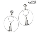 Yahoo! Yahoo!ショッピング(ヤフー ショッピング)ピアス サークル 大ぶり クリアビーズ ルピス lupis