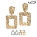 Yahoo! Yahoo!ショッピング(ヤフー ショッピング)ピアス 大ぶり シンプル ゴールド シルバー メタル ルピス lupis