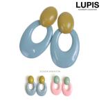 Yahoo! Yahoo!ショッピング(ヤフー ショッピング)ピアス ミルキー カラー バイカラー かわいい ガーリー おしゃれ ルピス lupis