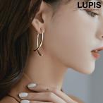 Yahoo! Yahoo!ショッピング(ヤフー ショッピング)ピアス レディース バックキャッチ カーブ ひねり メタル ゴールド シルバー S925ポスト 高見え ルピス lupis
