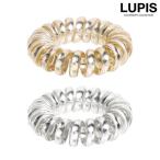 ヘアゴム スプリング スプリングヘアゴム ミニ 小さめ ヘアアクセサリー メタリック メタル 絡まりにくい ルピス lupis