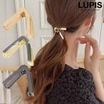 ヘアクリップ バンスクリップ ヘアアクセサリー ミニ シンプル メタル Vライン V字 スタイリッシュ 時短 簡単 ヘアアレンジ 韓国っぽ ルピス lupis